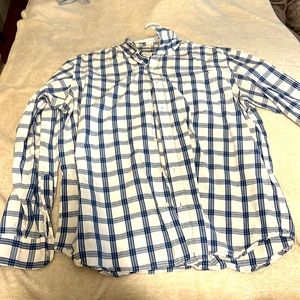 Men's box print XL old navy shirt